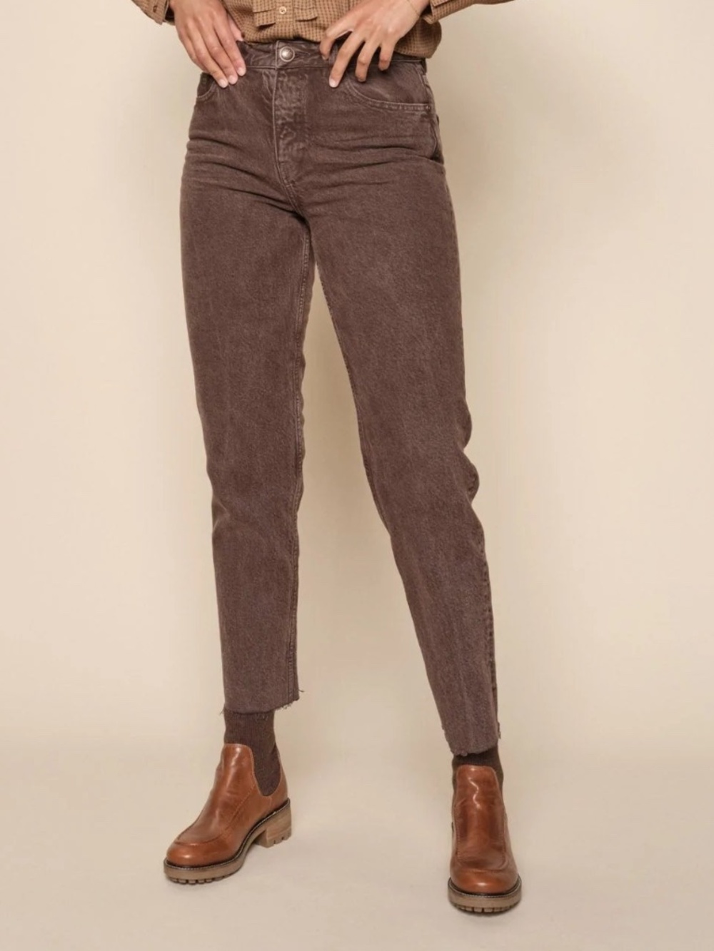 NWT MOS MOSH Scandinavian Luxury Denim Stella Fudge Pant Jeans Women's size 24 - Picture 11 of 11